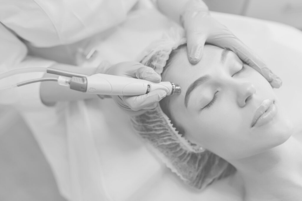Relaxed Woman Getting Botox Fillers